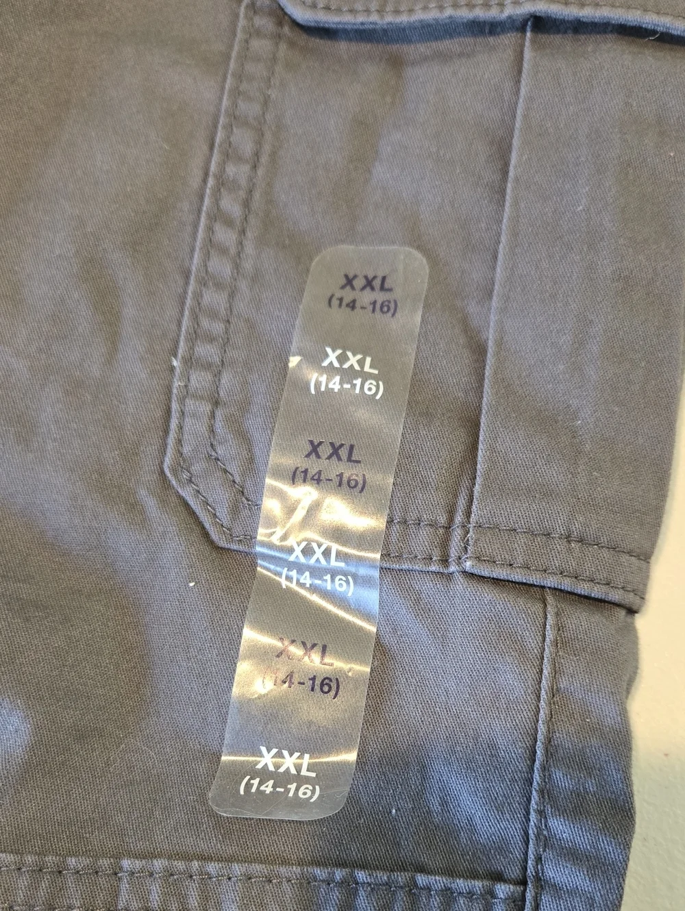 Boys Cargo  Pants - Dark Charcoal